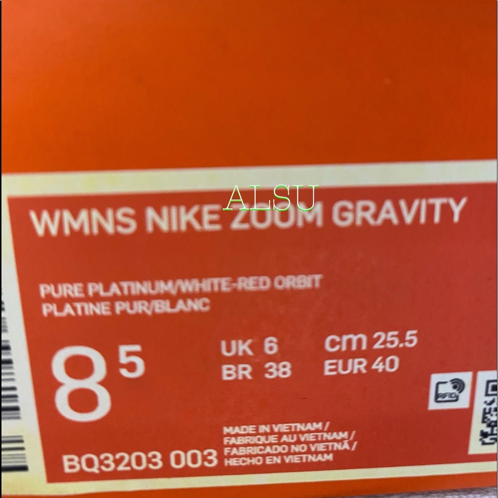 Nike Zoom Gravity Pure Platinum Women’s Sneakers - Picture 10 of 10